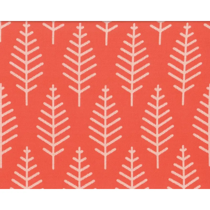 Jacquard-Strick BOTANICAL TRAIL, orange, Albstoffe