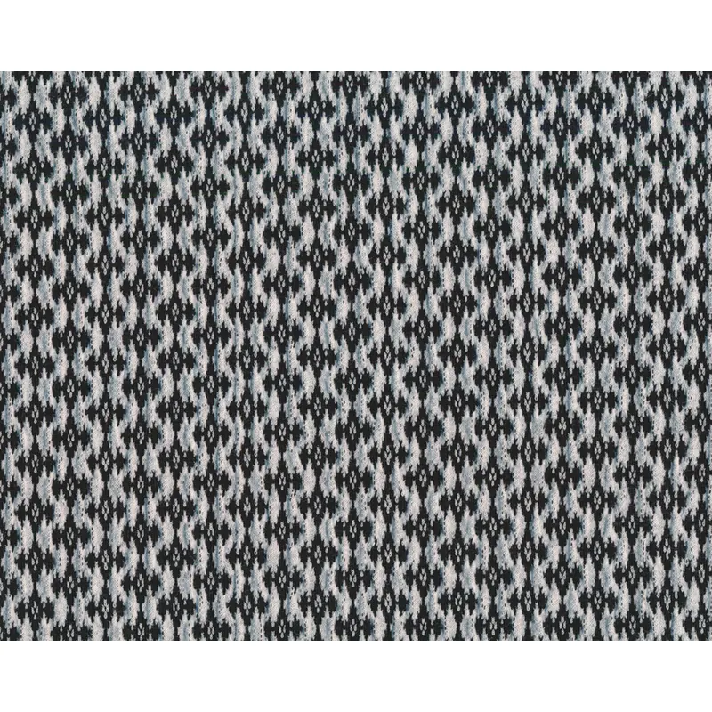 Jacquard-Strick COTTAGE KNIT, Rautenmuster, grau, Albstoffe