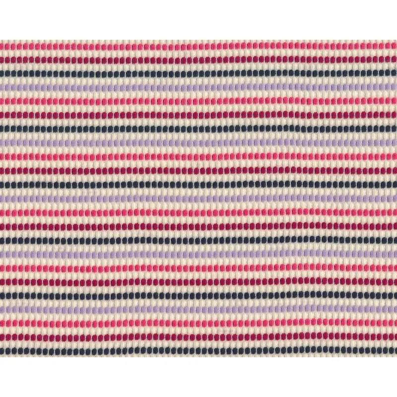 Jacquard-Strick WEEKENDER FUNNY KNIT, Streifen, wollweiß-rot, Albstoffe