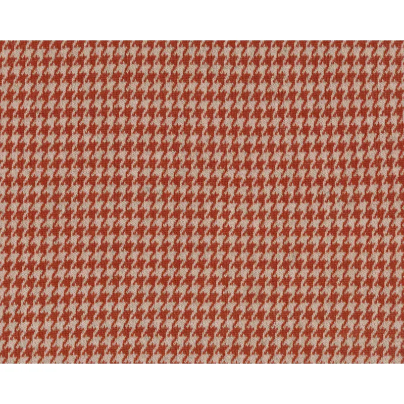 Jacquard-Strickjersey ELVIS, Pepita, terracotta, Hilco