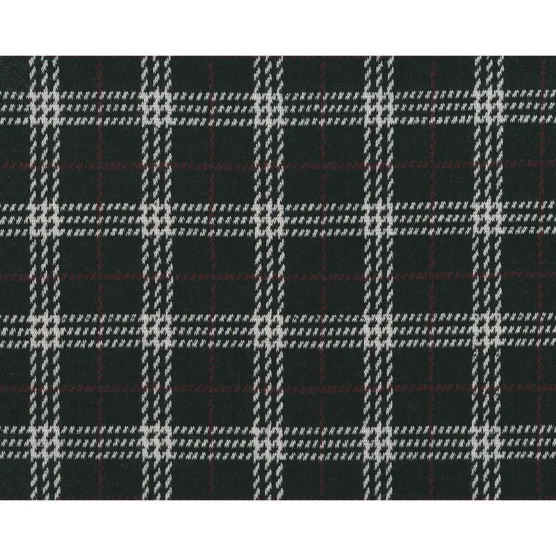 Jacquard-Strickjersey MEDINE, Glencheck-Karo, schwarz, Hilco