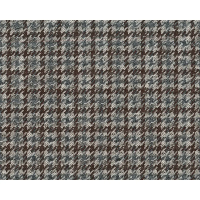 Jacquard-Wolljersey EDMUND, Hahnentritt-Karo, burda style