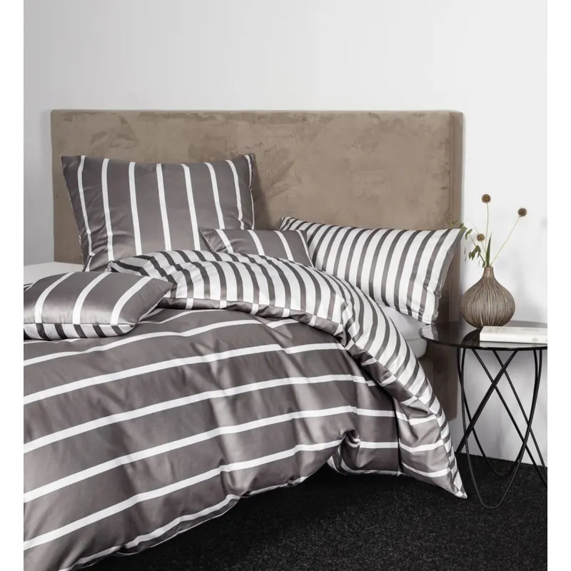 Janine Interlock-Jersey Bettwäsche 135X200,80x80 2 teilig  Jersey Classic 59028-57-500 vulkan
