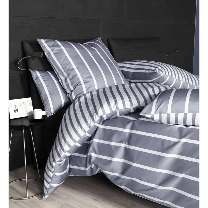 Janine Interlock-Jersey Bettwäsche 155x200,80x80 2 teilig  Jersey Classic 59028-28-510 platin