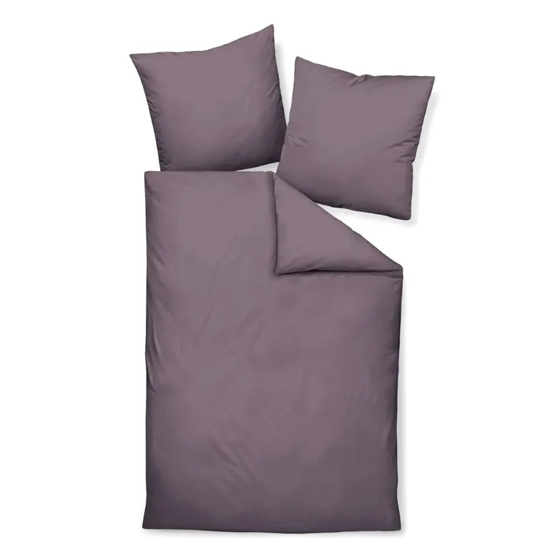 Janine Mako-Satin Bettwäsche 240x220+2x80x80 2 teilig  Colors 31001-31-633 holunder