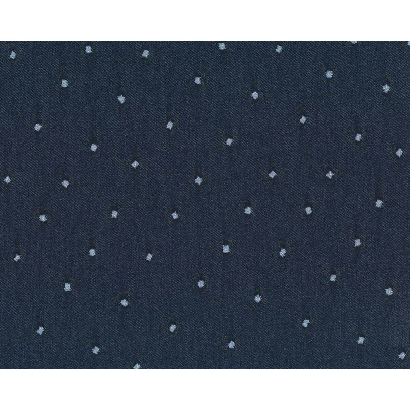 Jeansstretch DESTINY, Webpunkte, dunkles jeansblau, Hilco