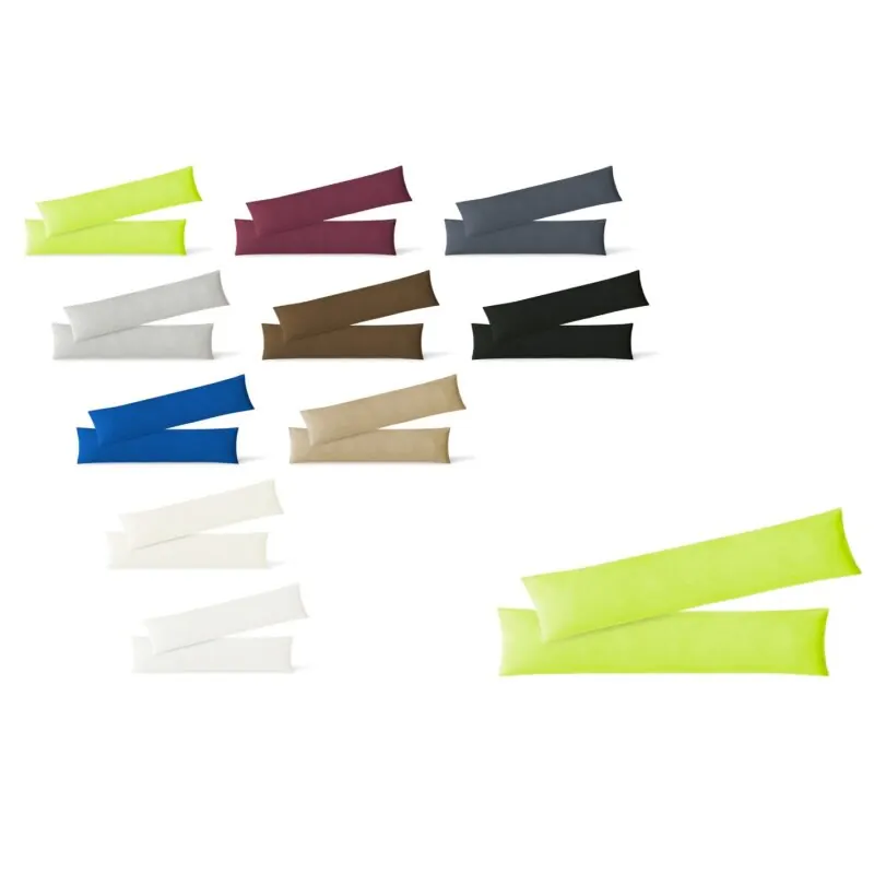 Jersey Kissenbezug 2er Set  40 x 145 cm apfelgrün