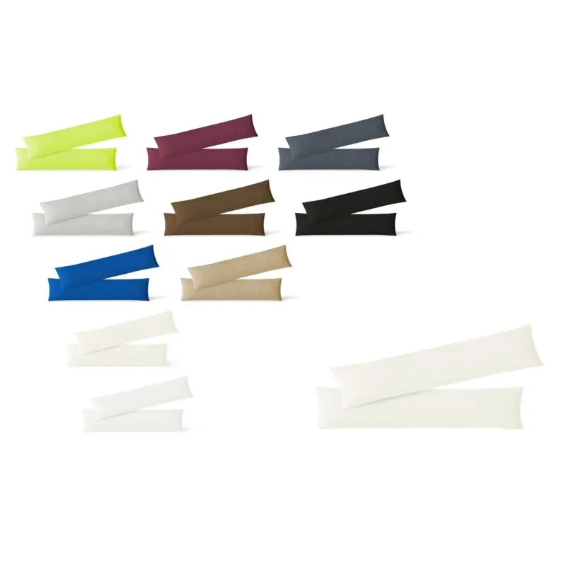 Jersey Kissenbezug 2er Set  40 x 145 cm natur