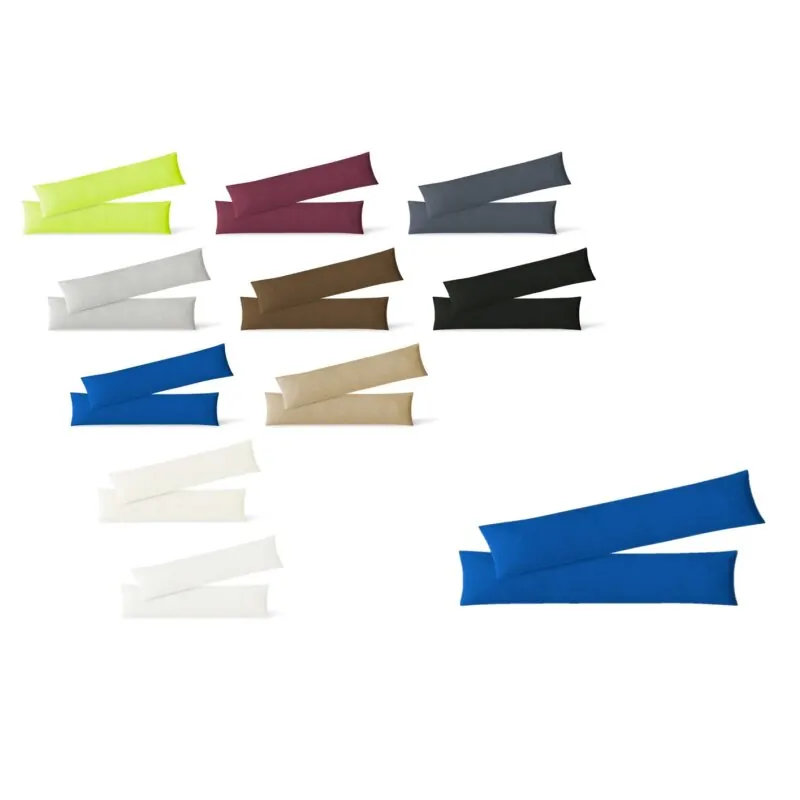Jersey Kissenbezug 2er Set 40 x 145 cm royalblau
