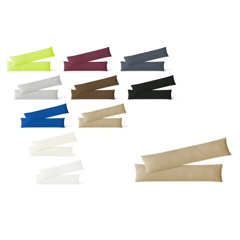 Jersey Kissenbezug 2er Set  40 x 145 cm sand