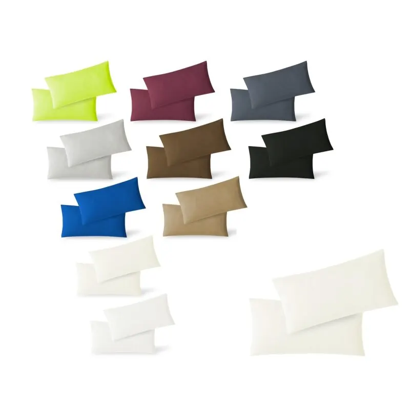 Jersey Kissenbezug 2er Set  40 x 60 cm natur