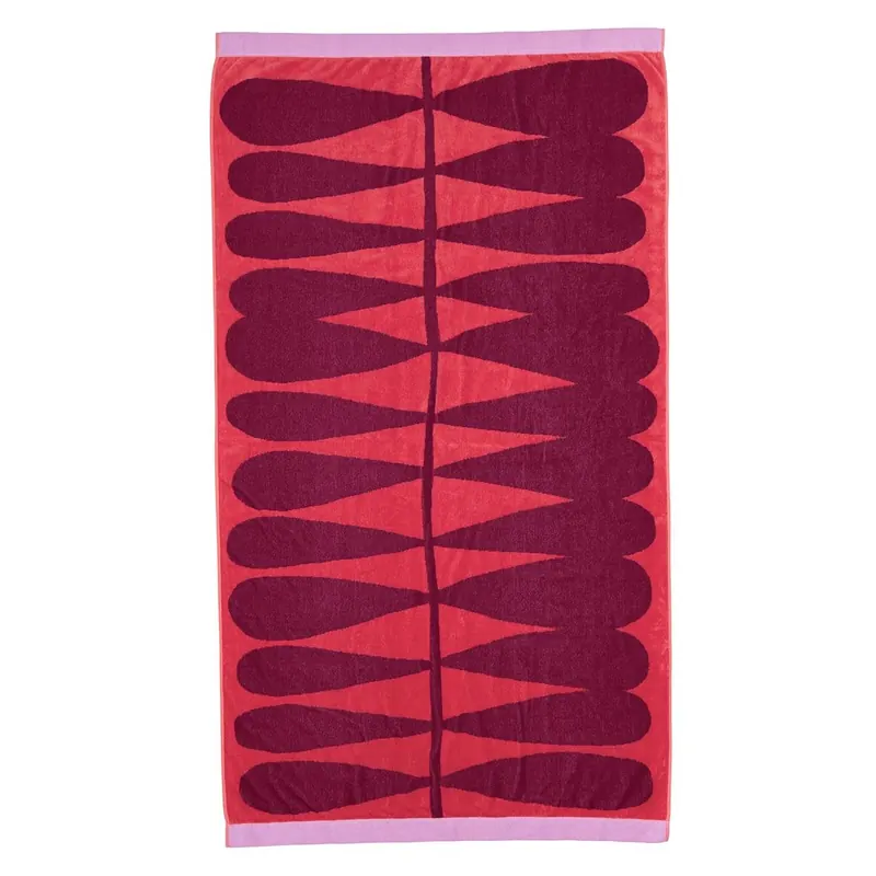 KAAT Amsterdam Heimtextilie Strandtuch Coral Cave Multi 100x180 bunt