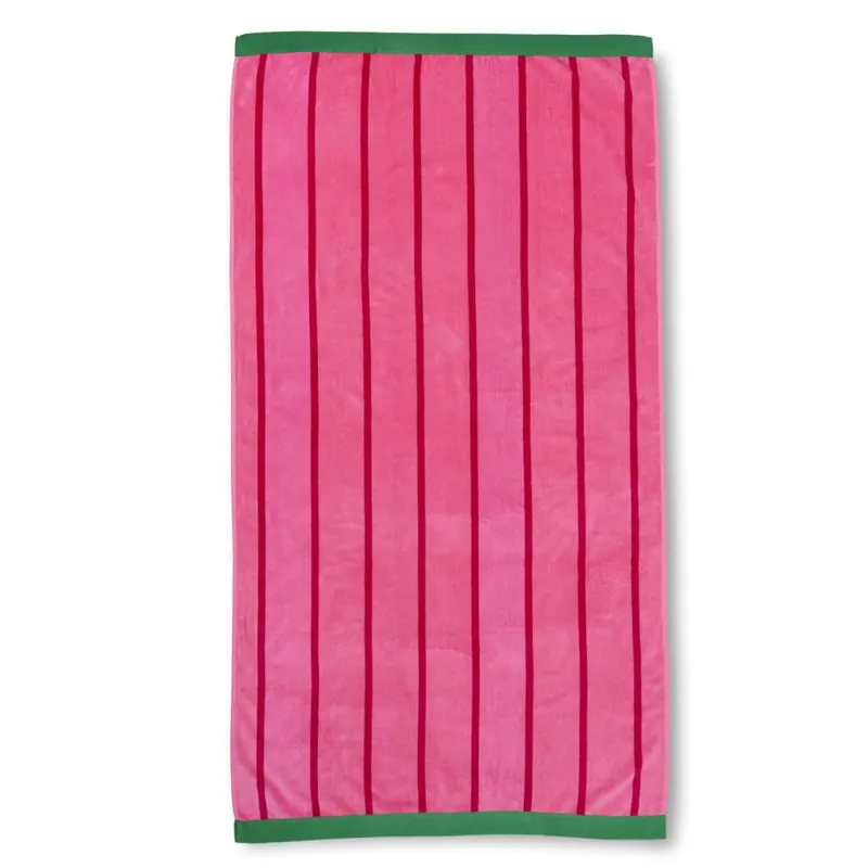 KAAT Amsterdam Heimtextilie Strandtuch KA Summer Sweet Pink 100 cm x 180 cm rosa