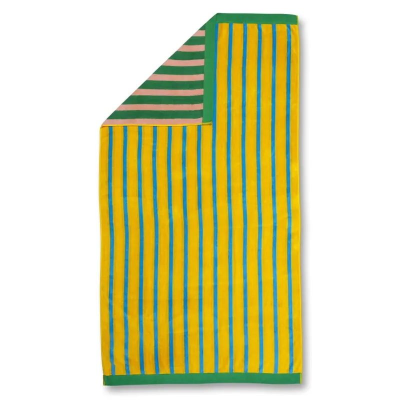 KAAT Amsterdam Heimtextilie Strandtuch KA Tropical Taste Multi 100 cm x 180 cm bunt
