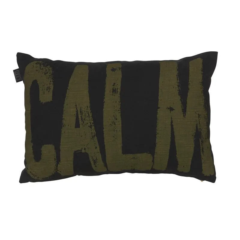 KAAT Amsterdam Kissen ko Calm Cushion_Green_UV_UV_40x60 1 Zier grün