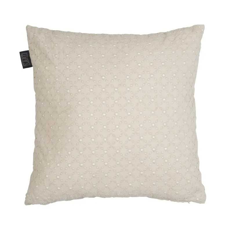 KAAT Amsterdam Kissen ko Chelsy_Sand_UV_UV_40x40 1 Zier 40 x 40 cm natur