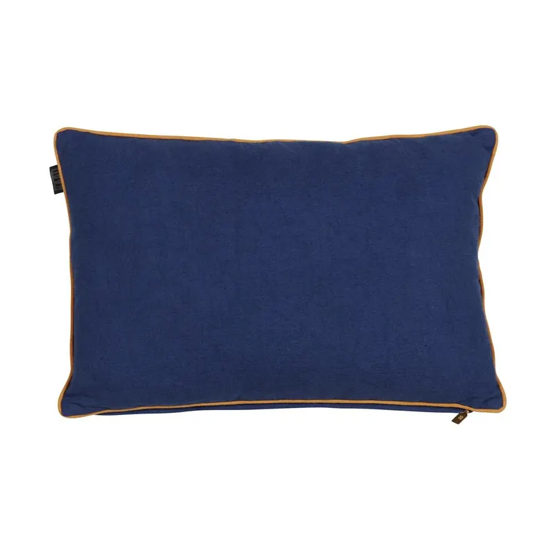 KAAT Amsterdam Kissen ko Lively Blue 60 cm x 40 cm blau