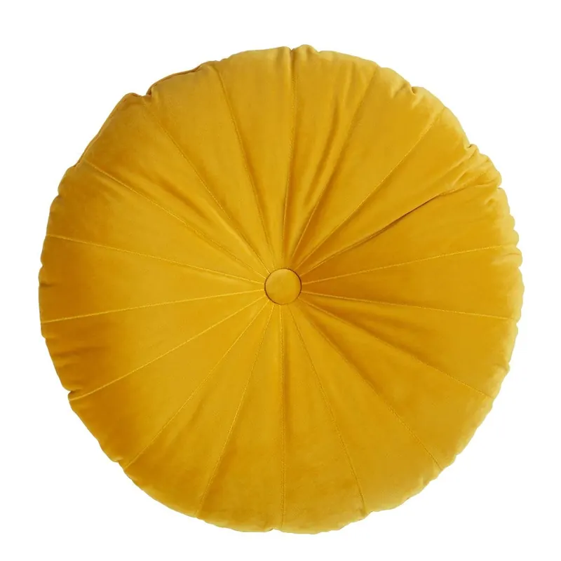 KAAT Amsterdam Kissen ko Mandarin Yellow 1 Zier 40x40, 40 x 40 cm gelb