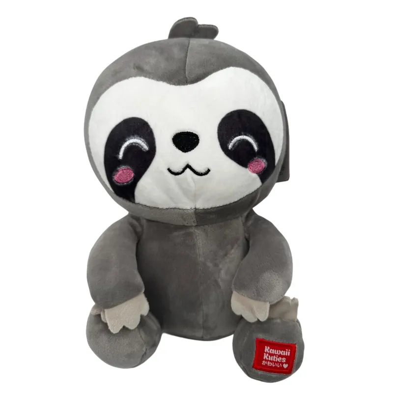 KAWAII Kuties Plüsch Kuscheltier Plüsch Plüschfigur Teddybär Stofftier für Kinder 24 cm Faultier Anime Kawaii Plush Stofftier Cute Plushie Halloween Geschenke