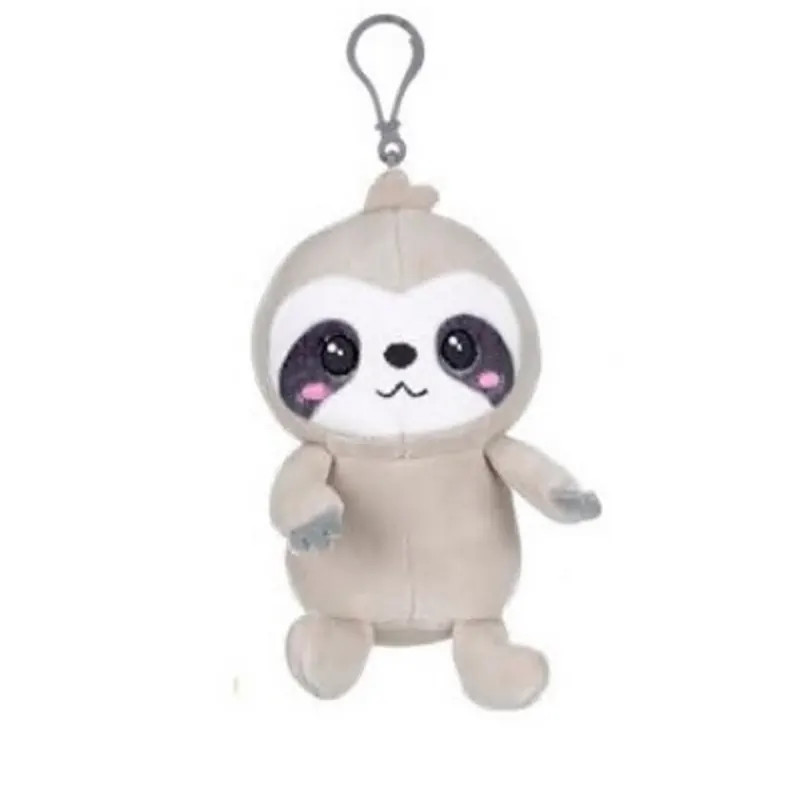 KAWAII Kuties Plüsch Kuscheltier Plüsch Plüschfigur Teddybär Stofftier für Kinder Bagclip 12 cm Faultier Anime Kawaii Plush Stofftier Cute Plushie Halloween Geschenke