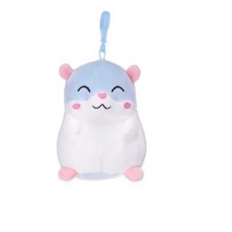 KAWAII Kuties Plüsch Kuscheltier Plüsch Plüschfigur Teddybär Stofftier für Kinder Bagclip 12 cm Hamster Anime Kawaii Plush Stofftier Cute Plushie Halloween Geschenke