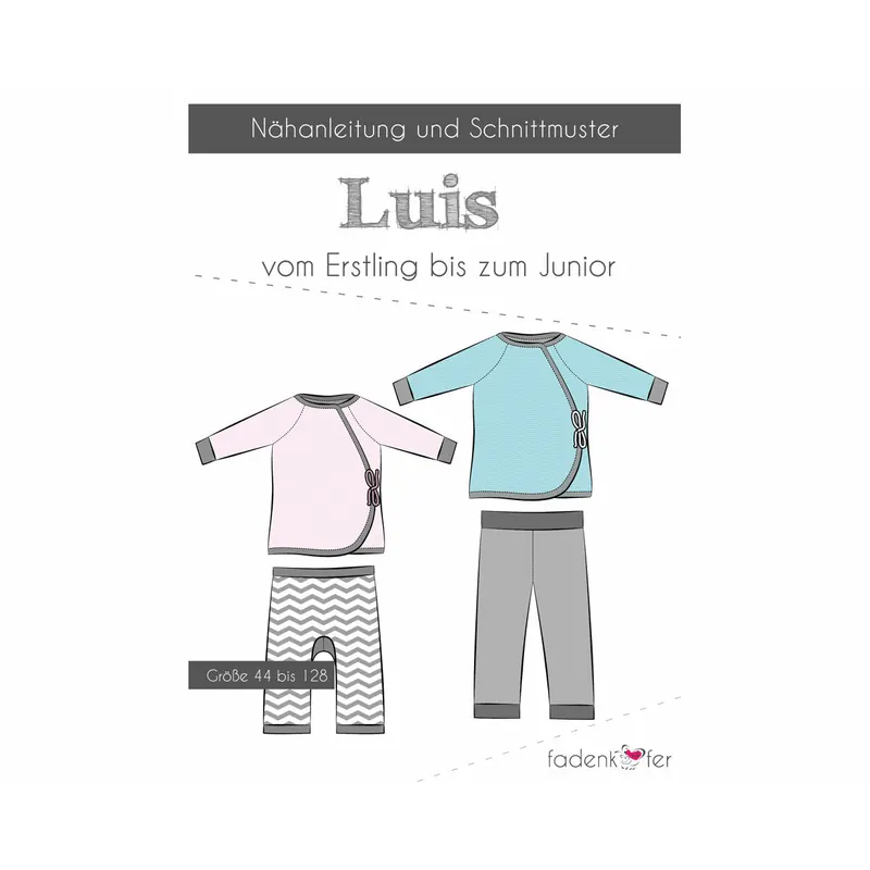 Kinder-Schnittmuster Erstlingsset LUIS, fadenkäfer
