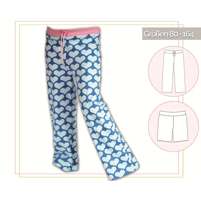 Kinder-Schnittmuster Freizeithose, lillesol basics No.4