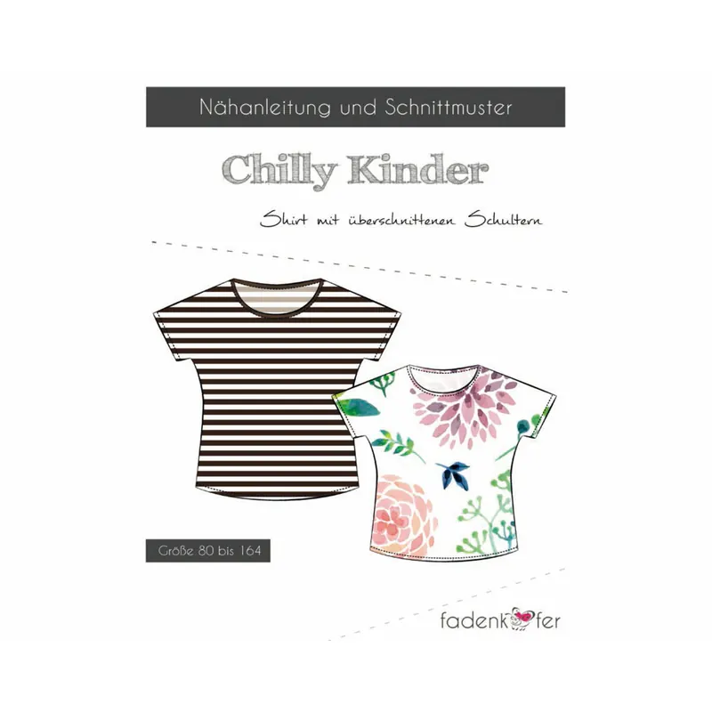 Kinder-Schnittmuster Shirt CHILLY, fadenkäfer