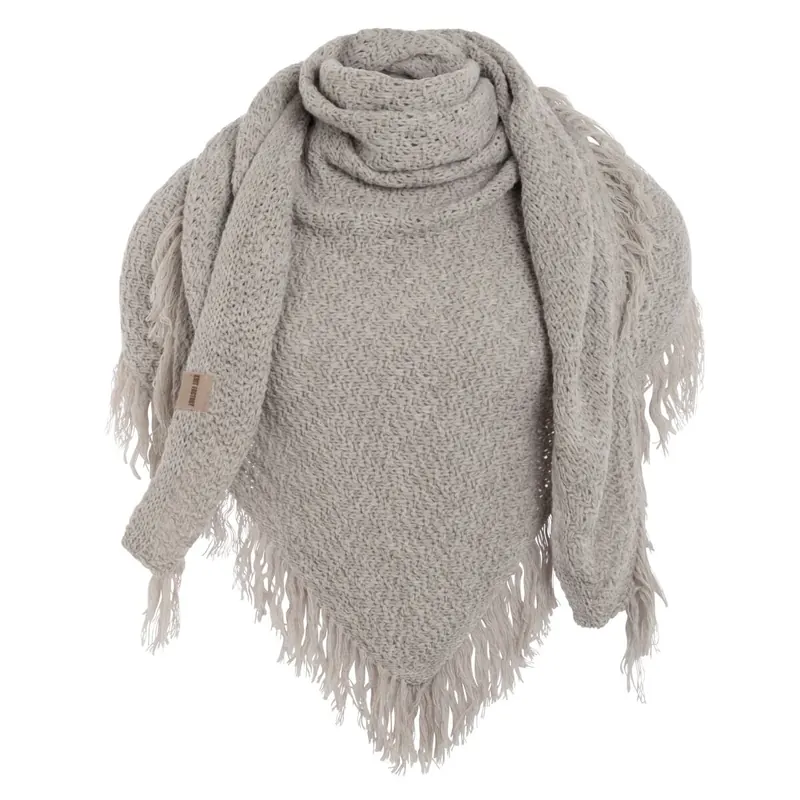 Knit Factory Amber Dreiecksschal Iced Clay