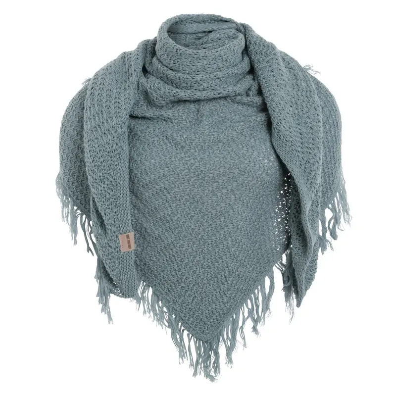 Knit Factory Amber Dreiecksschal Stone Green