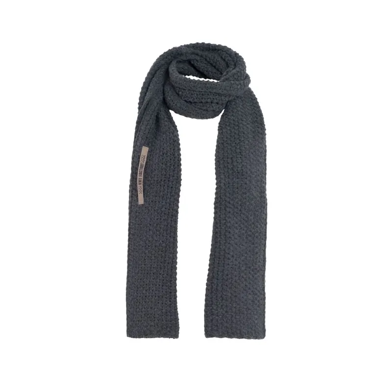 Knit Factory Carry Schal Anthrazit