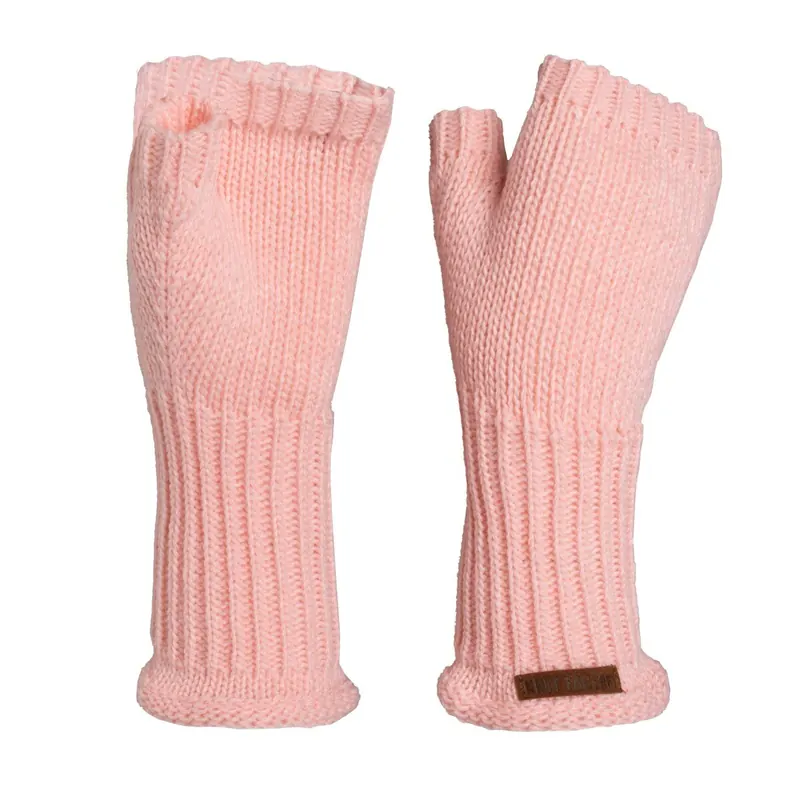 Knit Factory Cleo Handstulpen Blossom Pink One Size