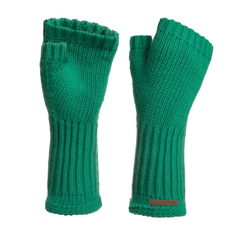 Knit Factory Cleo Handstulpen Bright Green