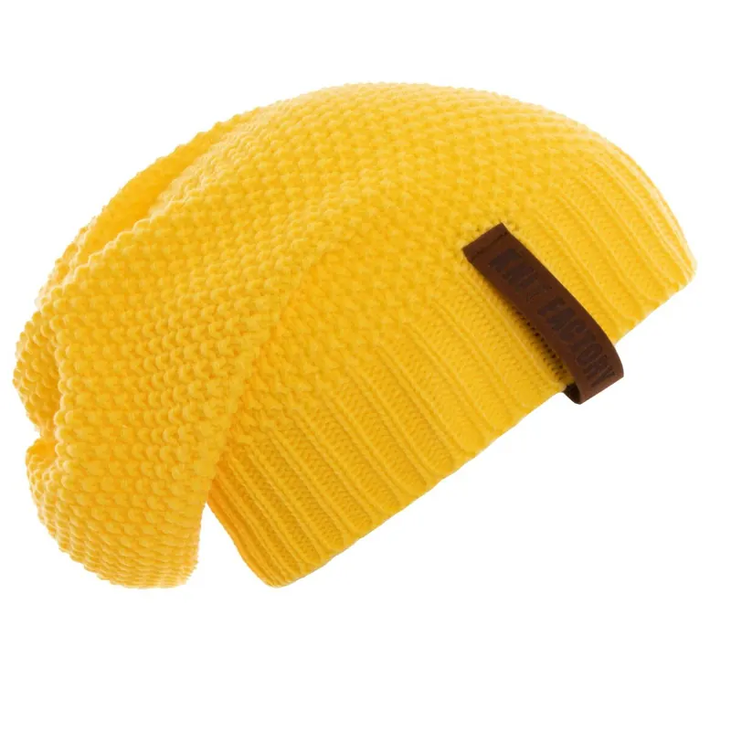 Knit Factory Coco Mütze Canario Yellow One Size