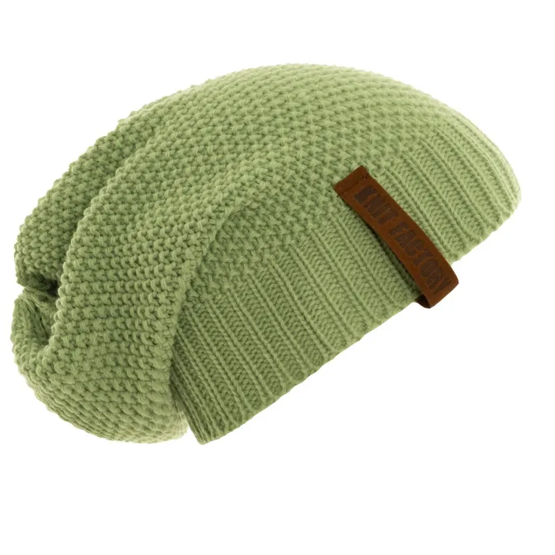 Knit Factory Coco Mütze Sage Green One Size