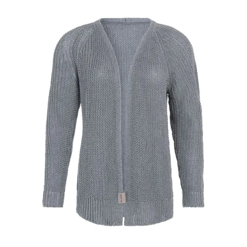 Knit Factory Daisy Kurze Strickjacke Grau 36/38