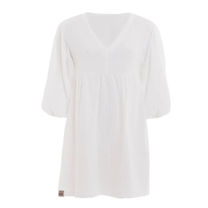 Knit Factory | Drew Kleid Woolwhite - 40/42 | Weiß