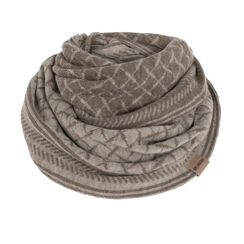 Knit Factory Dusk Loop Schal Marron/Iced Clay