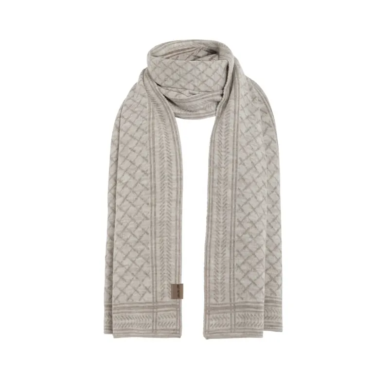 Knit Factory Dusk Schal Iced Clay/Beige