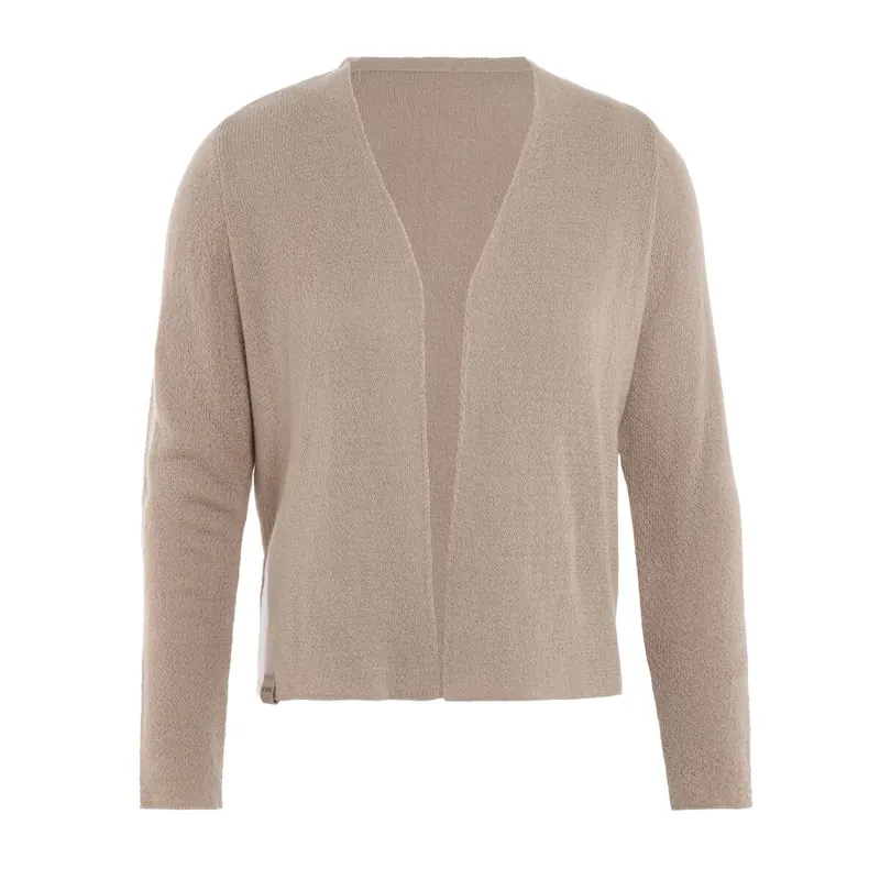 Knit Factory Ella Kurze Strickjacke Leinen 36/38