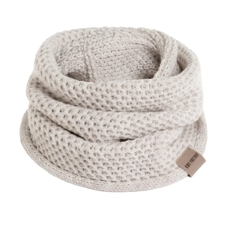 Knit Factory | Enya Rundschal Beige | One Size