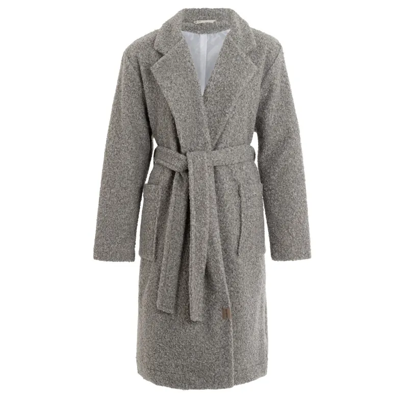 Knit Factory Esra Mantel Grau 36/38
