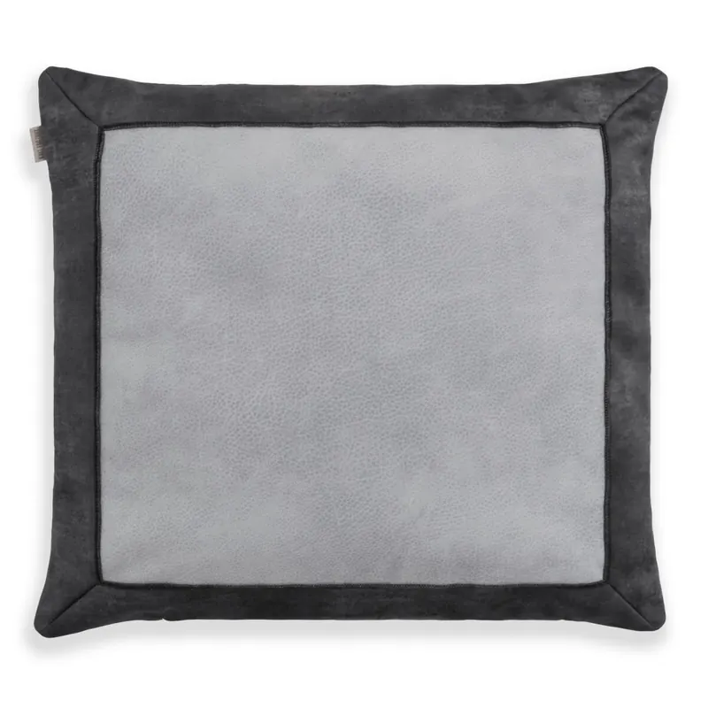 Knit Factory Flint Kissen Grau 50x50