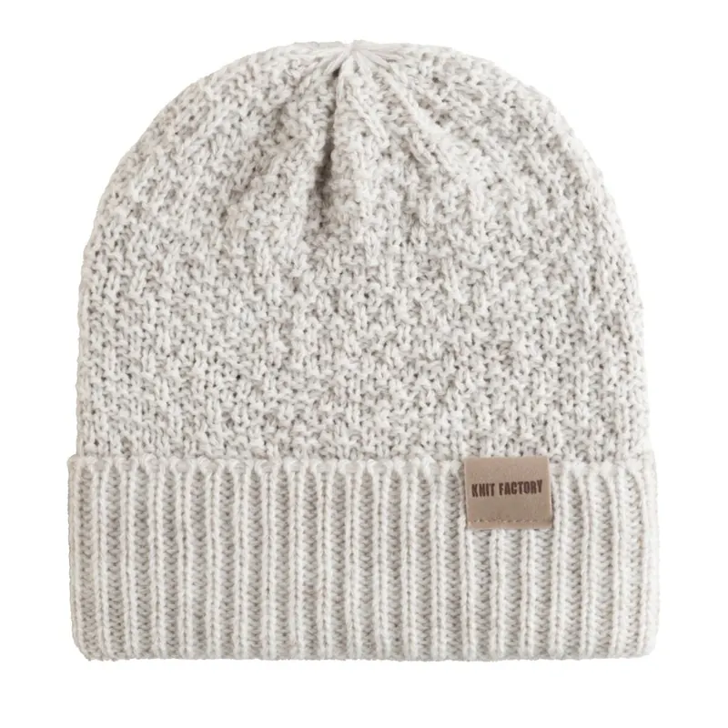 Knit Factory Haze Mütze Beige