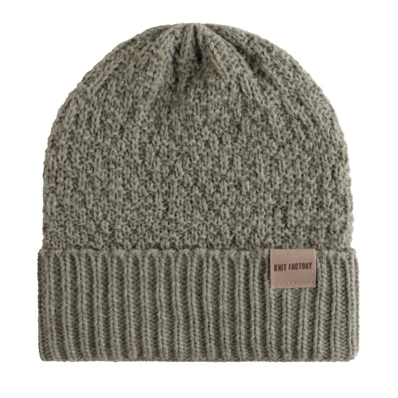 Knit Factory Haze Mütze Urban Green