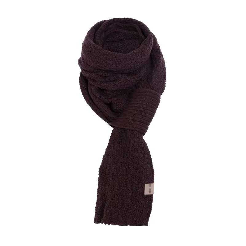 Knit Factory Haze Schal Midnight Plum