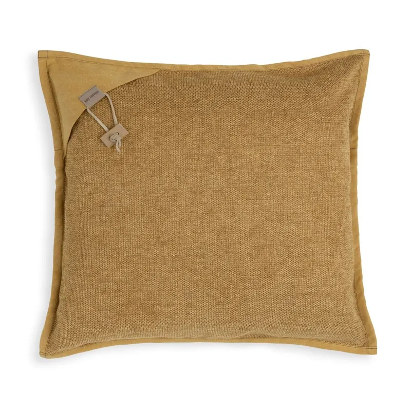 Knit Factory Hope Kissen 50x50 cm Glatt Gelb