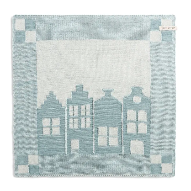Knit Factory House Küchenhandtuch 50x50 cm Holland Beige Stonegreen