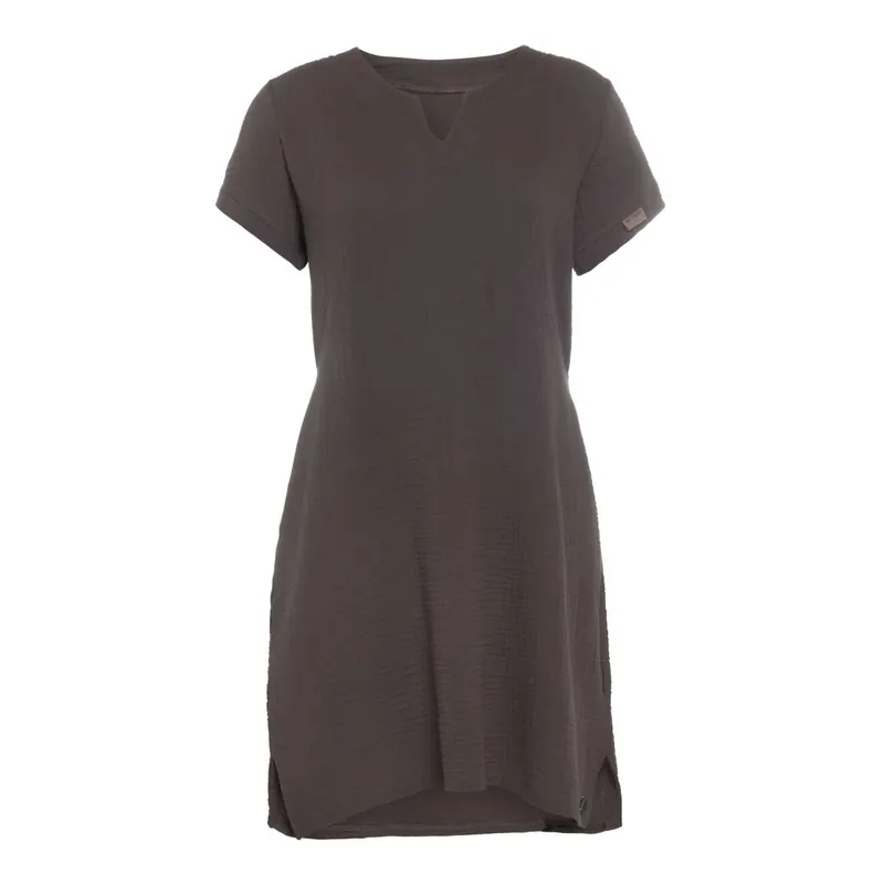 Knit Factory Indy Kleid L Glatt Anthrazit