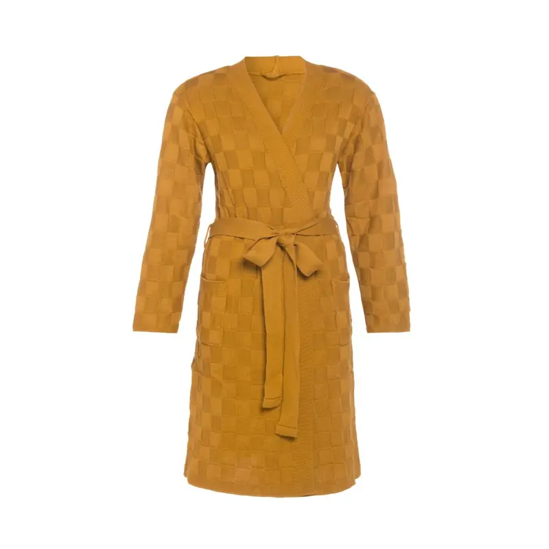 Knit Factory Ivy Bademantel S/M Gelb